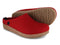 1 HAFLINGER-Women-Felt-Clogs-Grizzly-Origin-ruby