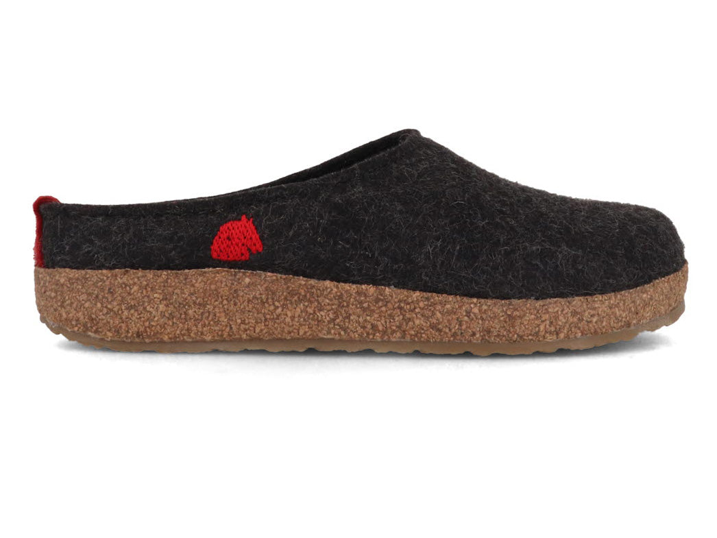 1 HAFLINGER-Men-Women-Felt-Clogs-Grizzly-Origin-graphite #farbe_Gray