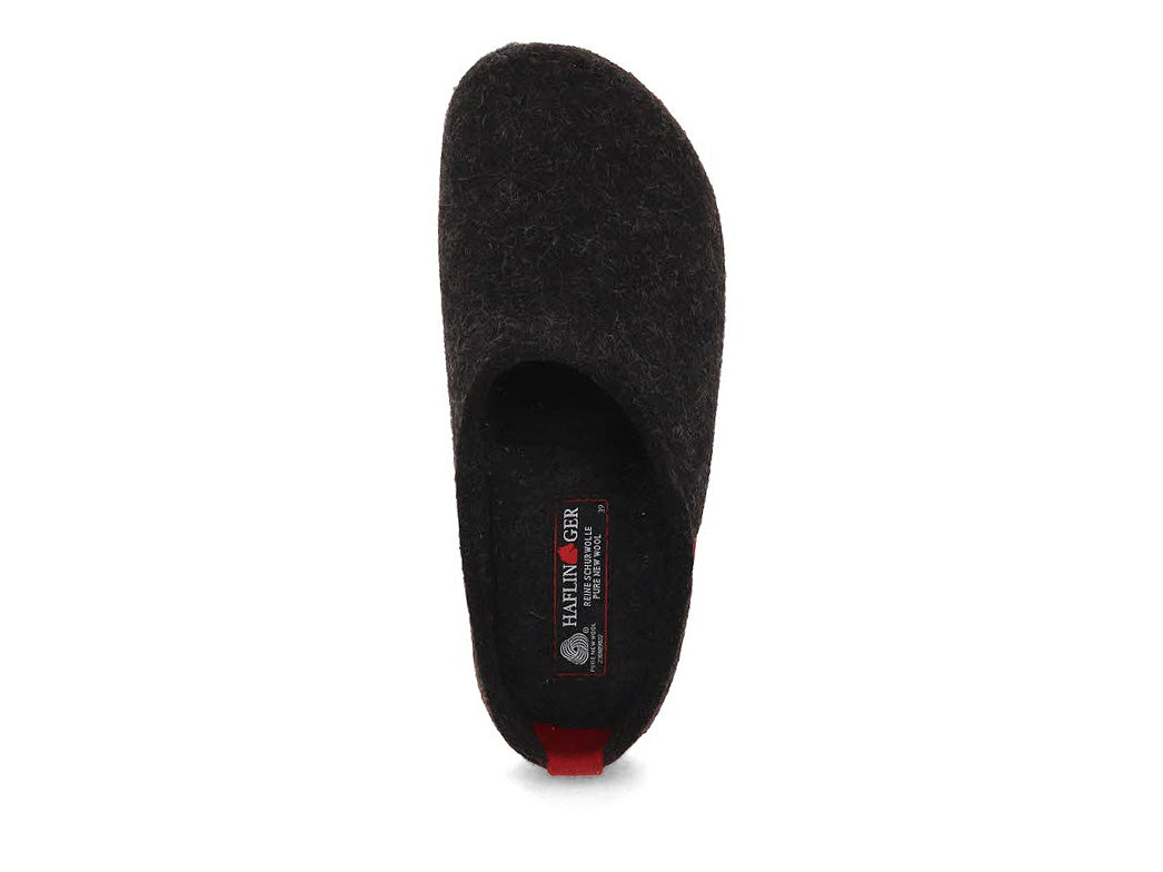 1 HAFLINGER-Men-Women-Felt-Clogs-Grizzly-Origin-graphite #farbe_Gray