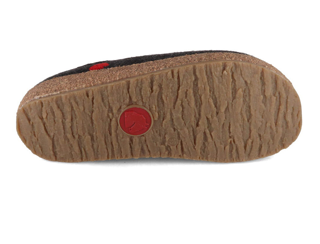 1 HAFLINGER-Men-Women-Felt-Clogs-Grizzly-Origin-graphite #farbe_Gray
