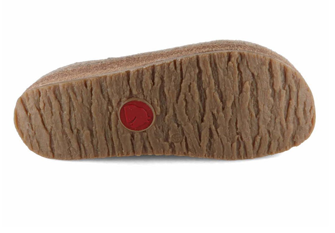 1 HAFLINGER-Women-Felt-Clogs-Grizzly-Radius-turf #farbe_Beige