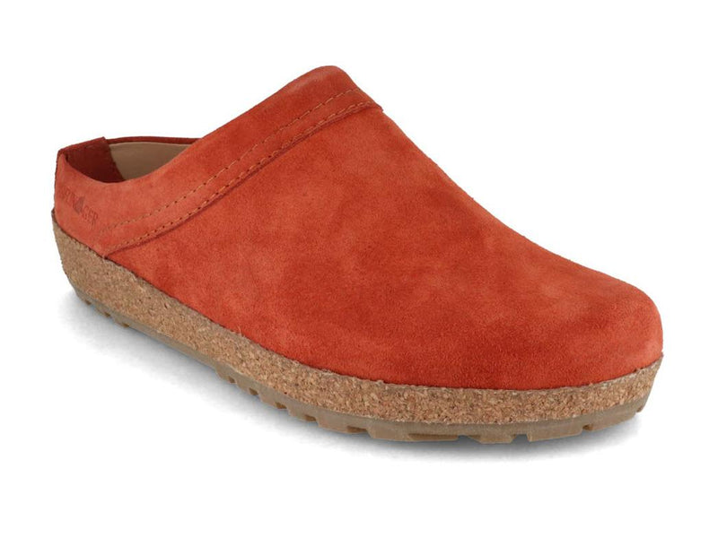 HAFLINGER-Women-Leather-Clogs-with-Arch-Support-Bio-Malm-rust