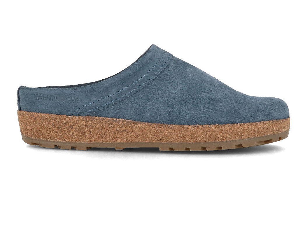 1 HAFLINGER-Men-Women-Leather-Clogs-with-Arch-Support-Bio-Malm-jeans #farbe_Blue