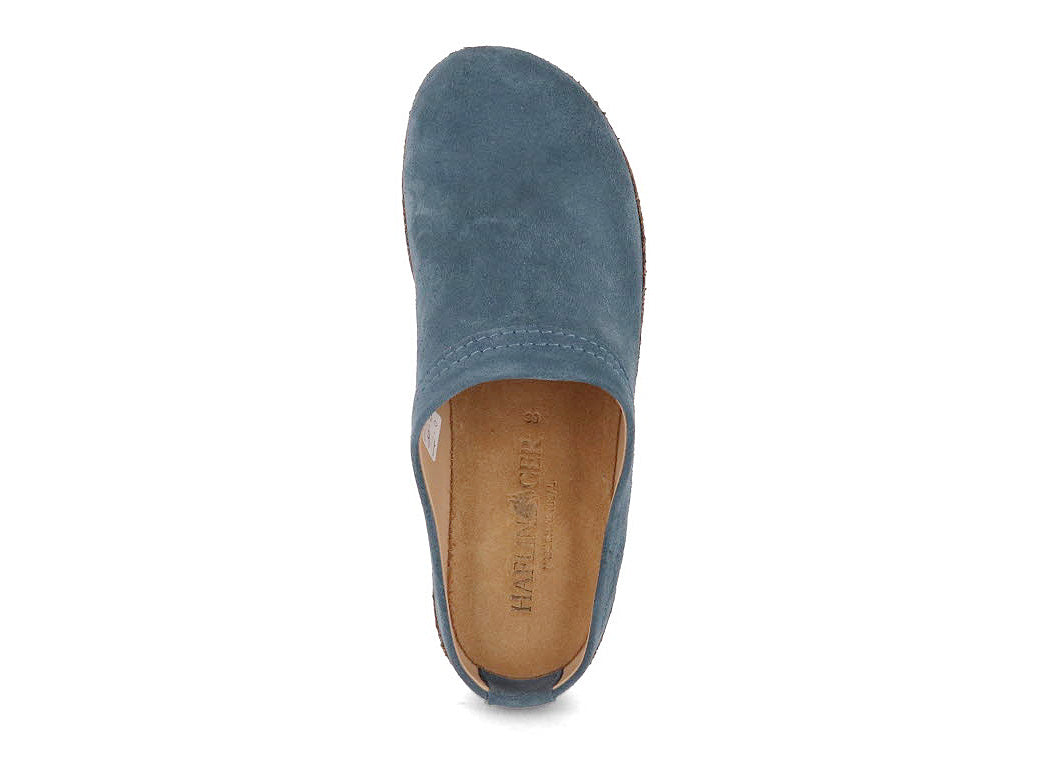 1 HAFLINGER-Men-Women-Leather-Clogs-with-Arch-Support-Bio-Malm-jeans #farbe_Blue