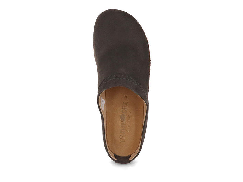 1 HAFLINGER-Men-Women-Leather-Clogs-with-Arch-Support-Bio-Malm-graphite