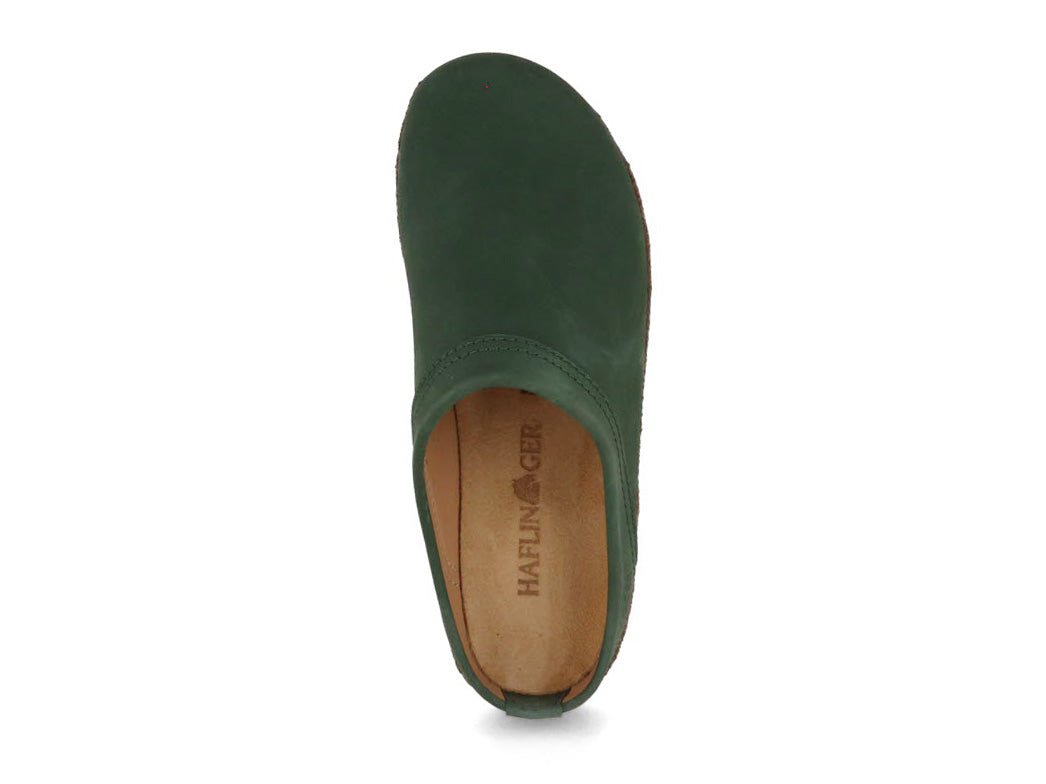 1 HAFLINGER-Leather-Clogs-with-Arch-Support-Malm-pine #farbe_Green