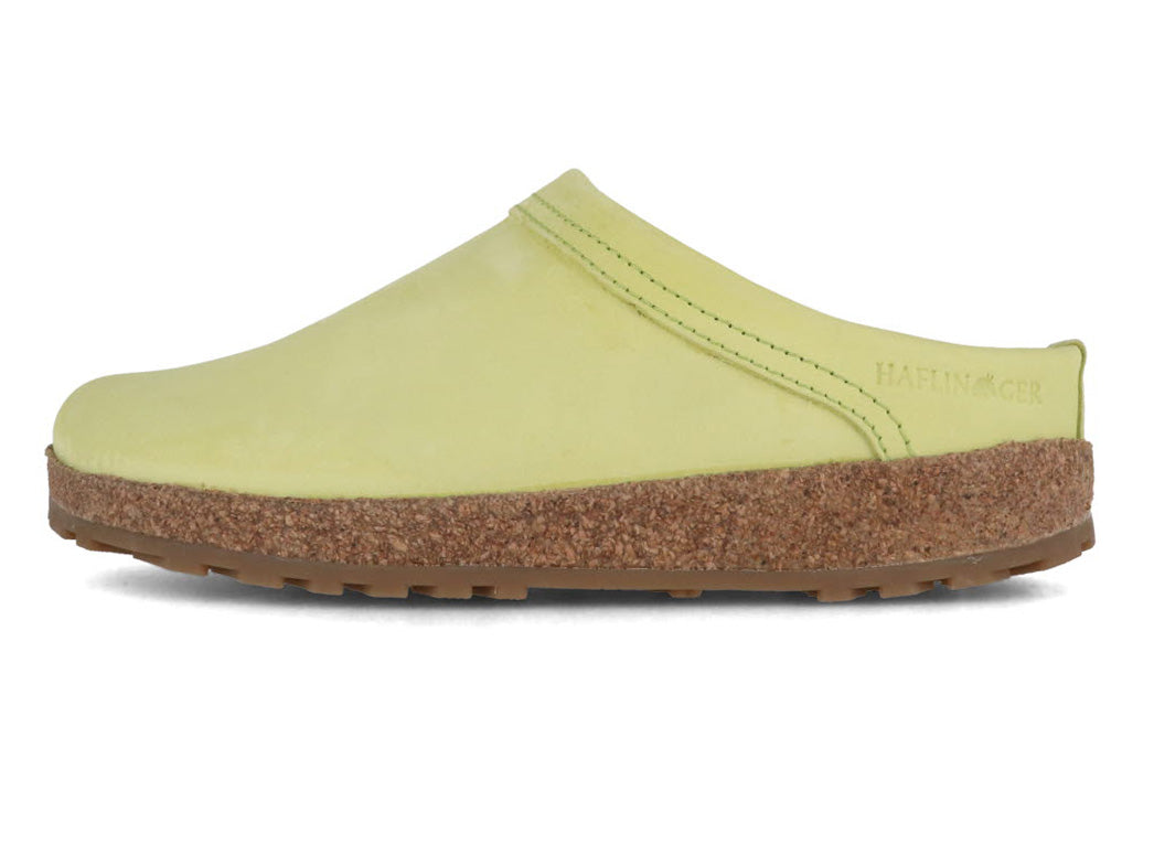 1 HAFLINGER-Women-Nubuck-Clogs-Malm-lime #farbe_Green