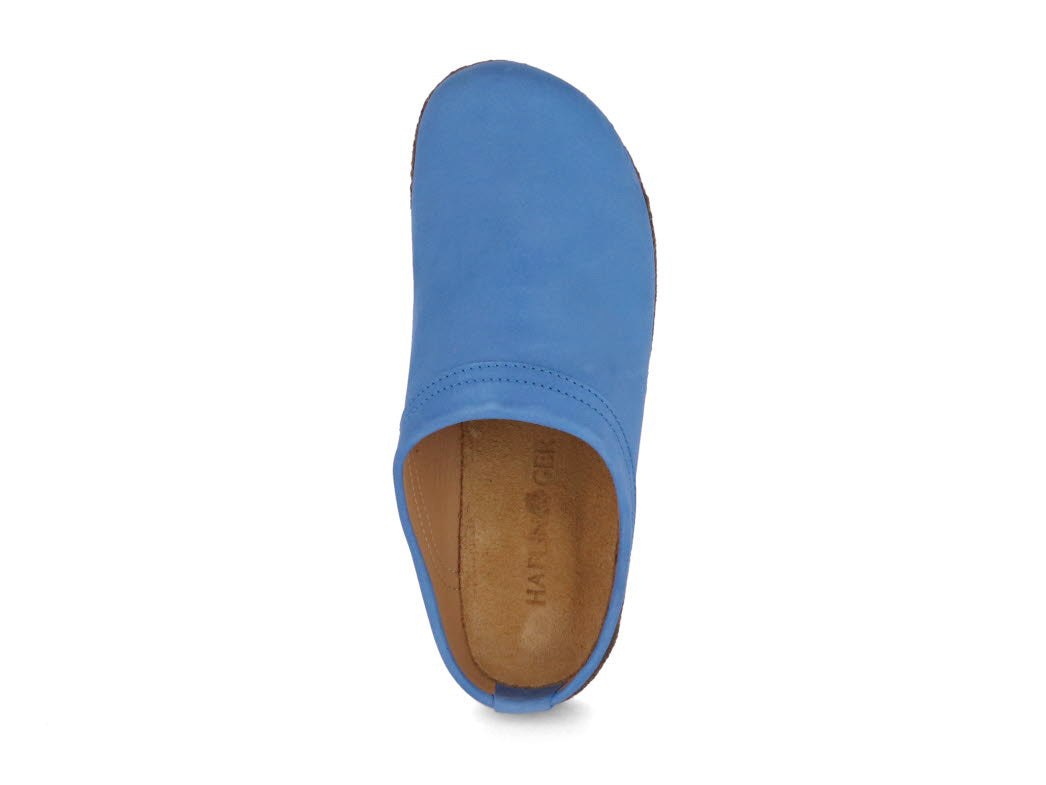 1 HAFLINGER-Women-Nubuck-Clogs-Malm-blue #farbe_Blue