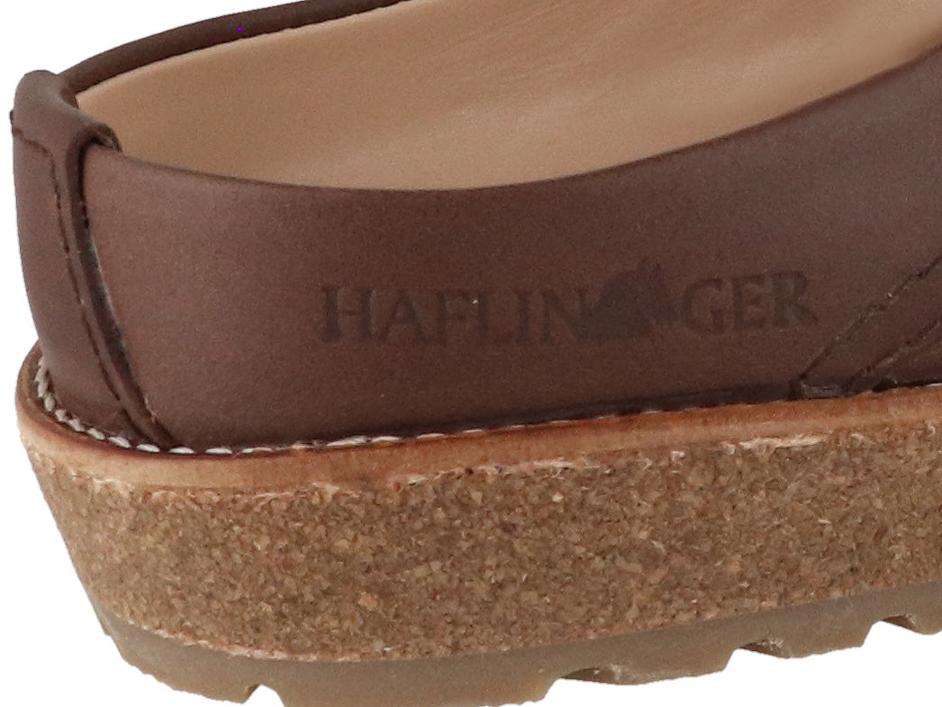 1 HAFLINGER-Men-Women-Leather-Clogs-Travel-Classic-dark-brown #farbe_Brown