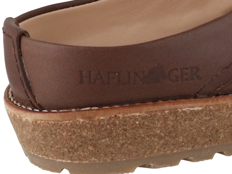 1 HAFLINGER-Men-Women-Leather-Clogs-Travel-Classic-dark-brown