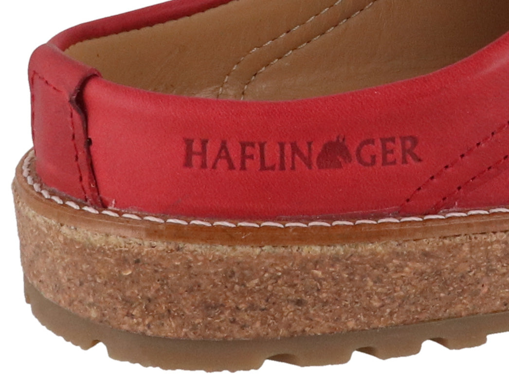 1 HAFLINGER-Men-Women-Leather-Clogs-Travel-Classic-red #farbe_Red