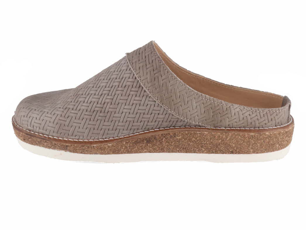 1 HAFLINGER-Women-Clogs-Travel-Neo-Braided-Pearl-Gray #farbe_Grey