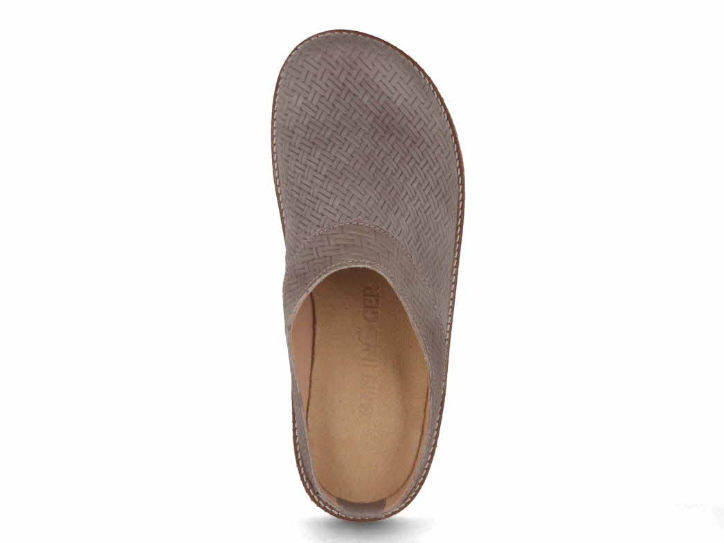 1 HAFLINGER-Women-Clogs-Travel-Neo-Braided-Pearl-Gray #farbe_Grey