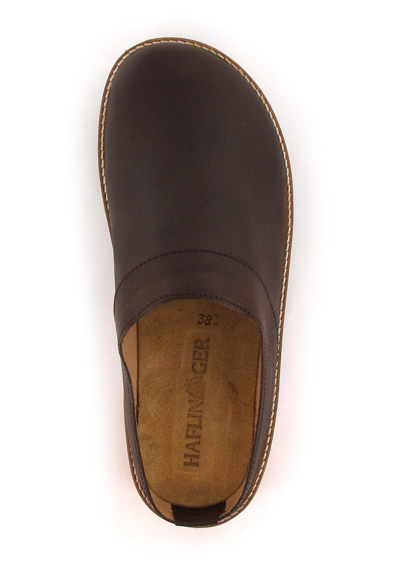 1 HAFLINGER-Clog--Travel-Classic-Brown #farbe_Brown