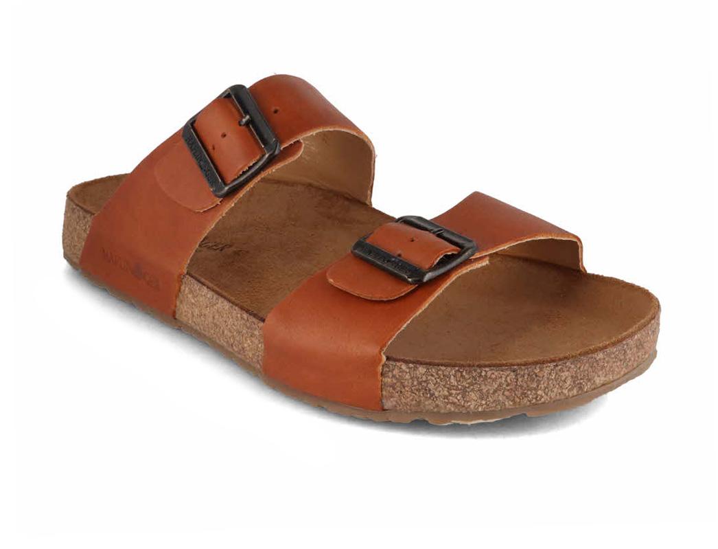 HAFLINGER-Men-Women-Sandals-Bio-Andrea-country-caramel #farbe_Brown