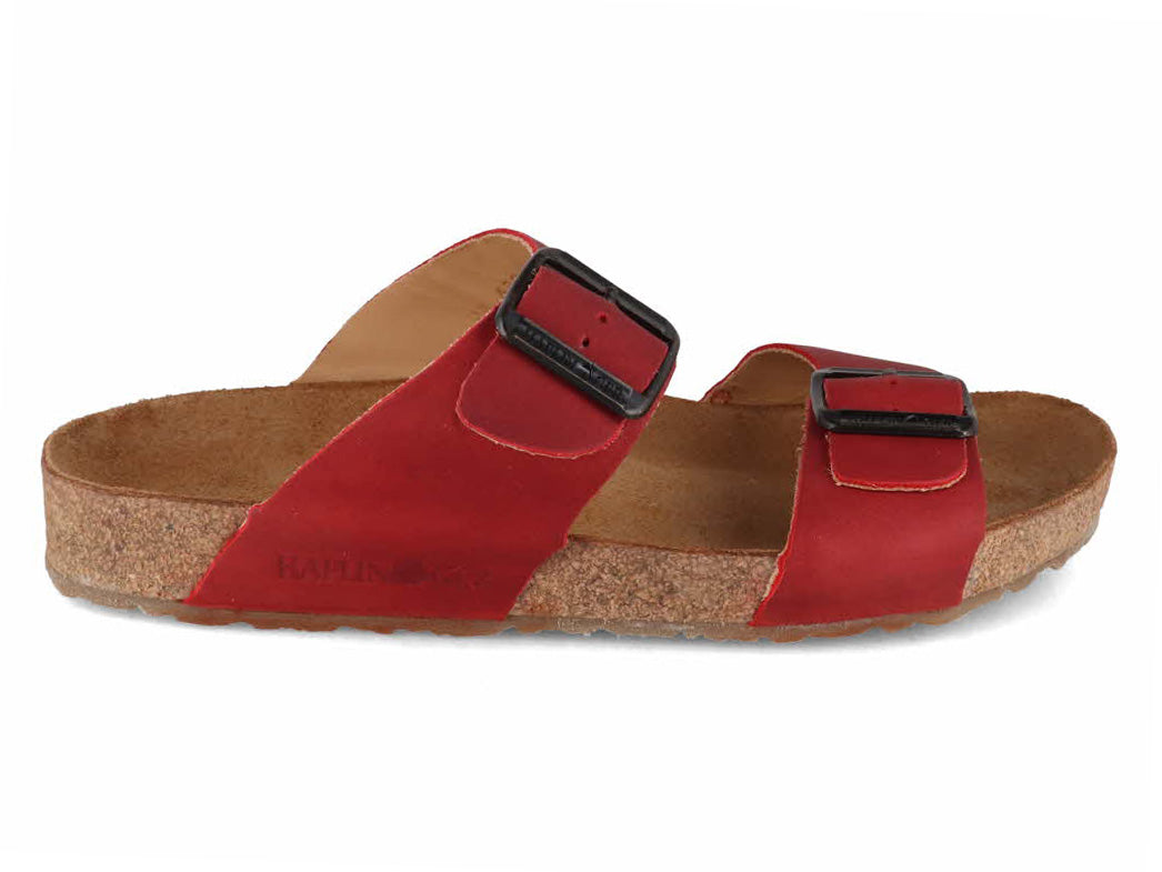 1 HAFLINGER-Women-Sandals-Bio-Andrea-country-red #farbe_Red