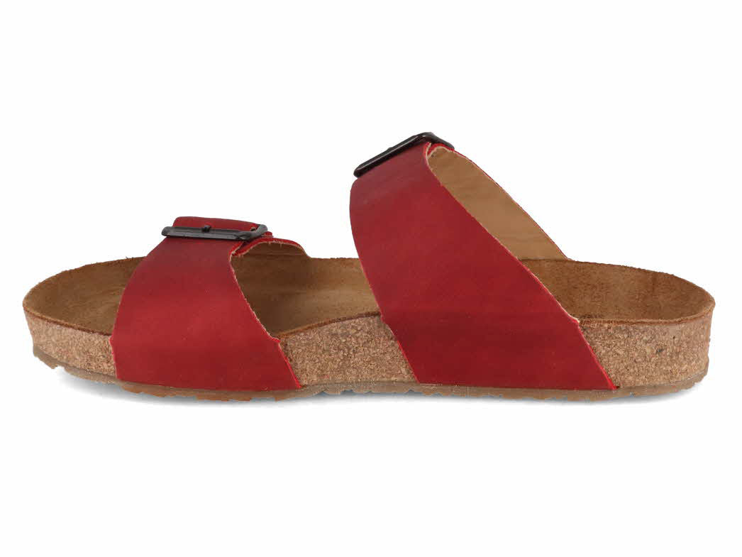 1 HAFLINGER-Women-Sandals-Bio-Andrea-country-red #farbe_Red