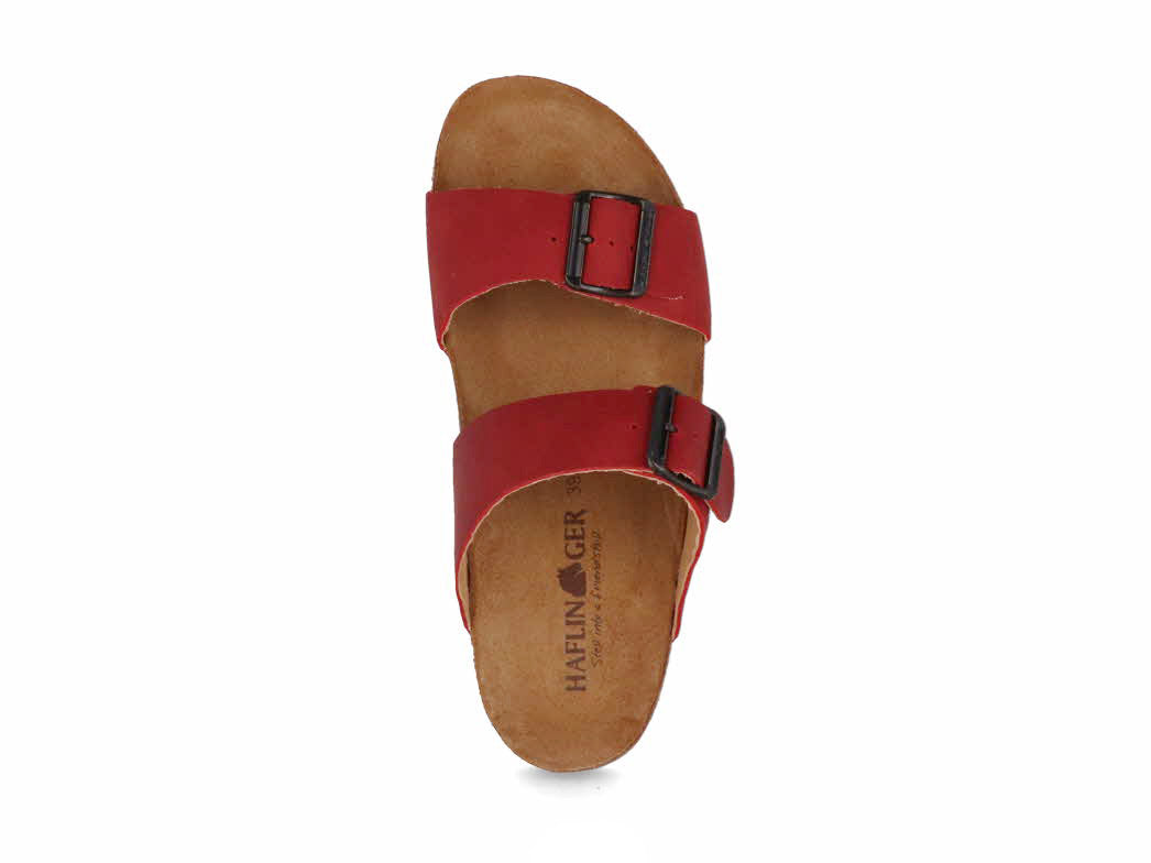 1 HAFLINGER-Women-Sandals-Bio-Andrea-country-red #farbe_Red