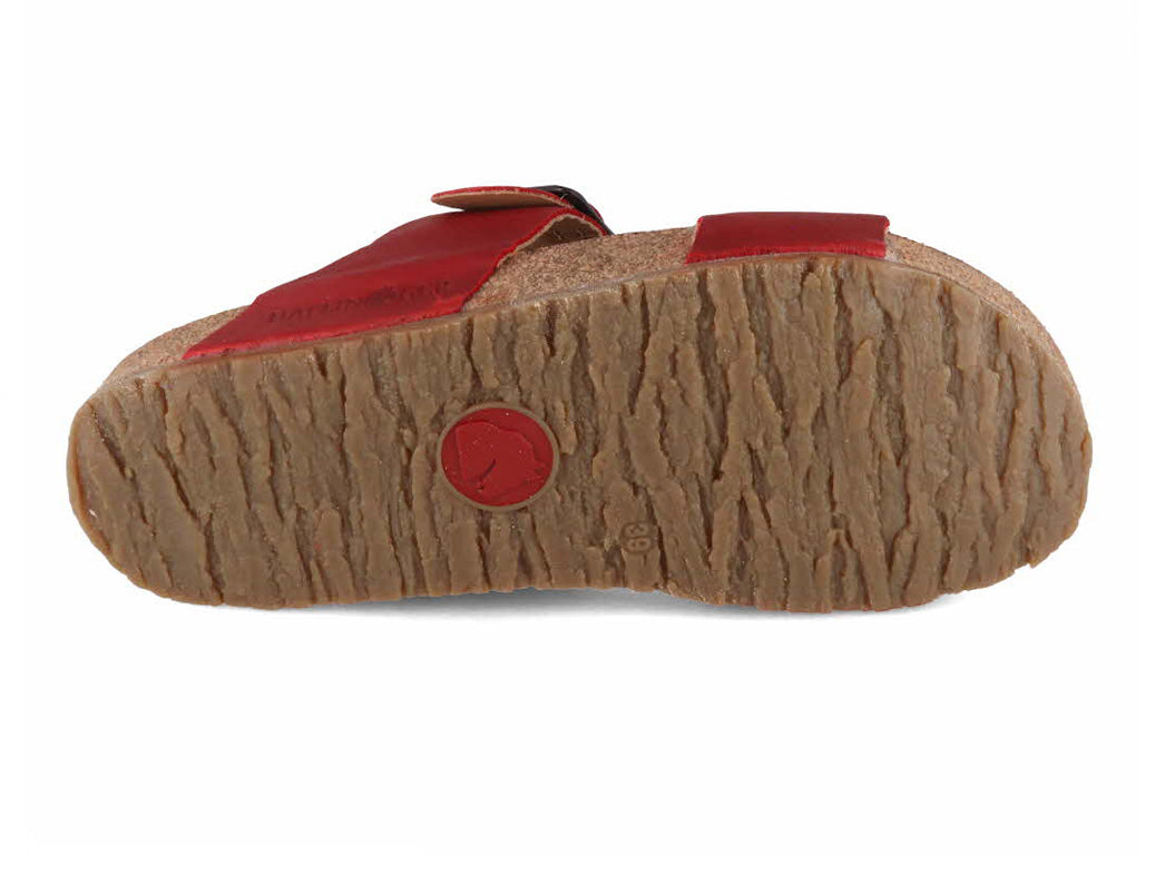 1 HAFLINGER-Women-Sandals-Bio-Andrea-country-red #farbe_Red