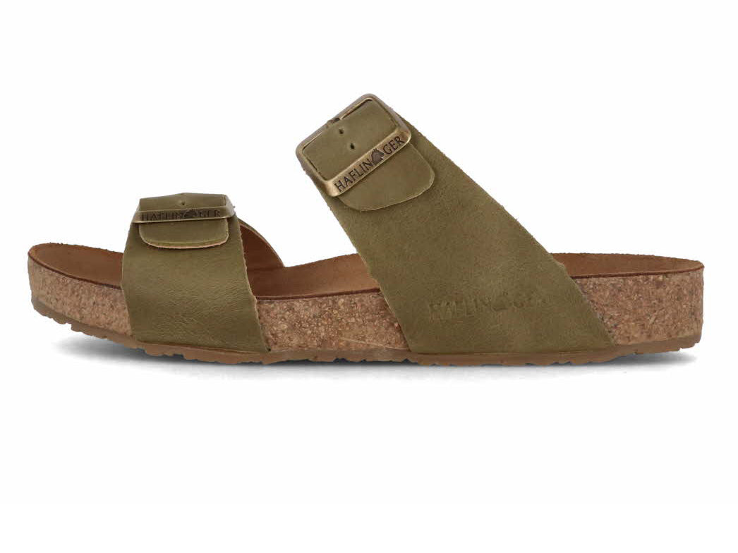 1 HAFLINGER-Men-Women-Bio-Sandals-Andrea-olive-country #farbe_Green