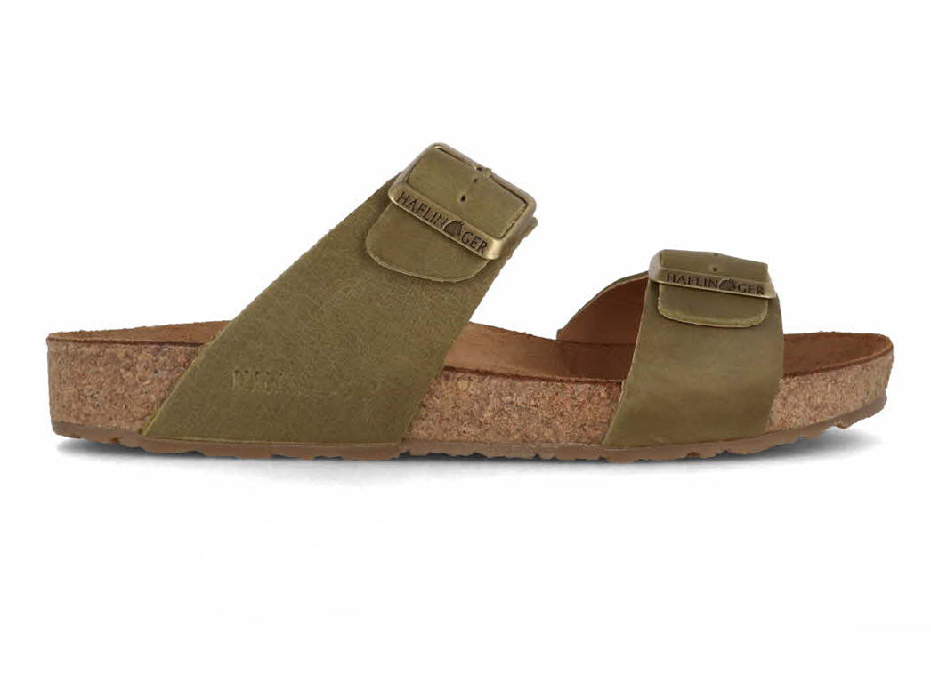 1 HAFLINGER-Men-Women-Bio-Sandals-Andrea-olive-country #farbe_Green