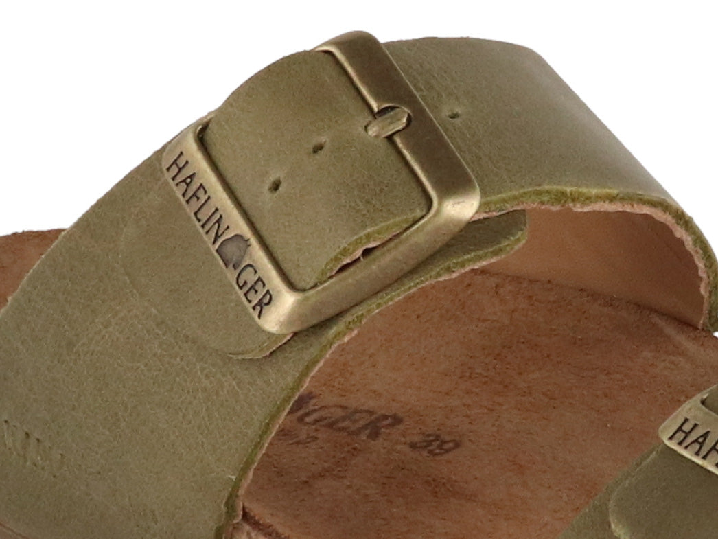 1 HAFLINGER-Men-Women-Bio-Sandals-Andrea-olive-country #farbe_Green