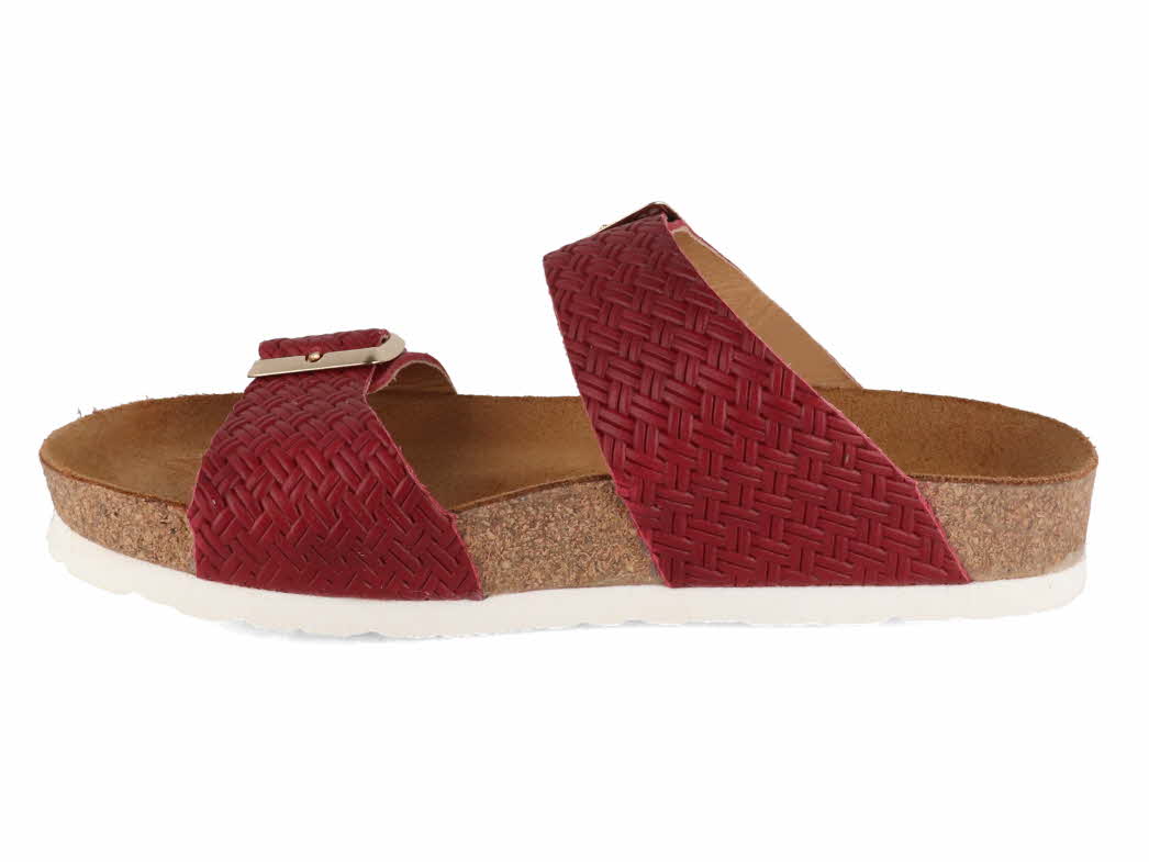 1 HAFLINGER-Women-Sandals-Bio-Andrea-braided-bordeaux #farbe_Red