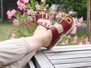 1 HAFLINGER-Women-Sandals-Bio-Andrea-braided-bordeaux