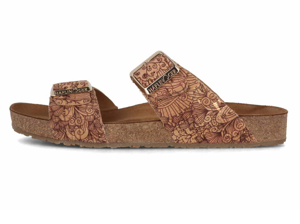 1 HAFLINGER-Women-Bio-Sandals-Andrea-corkmulti-henna #farbe_Beige