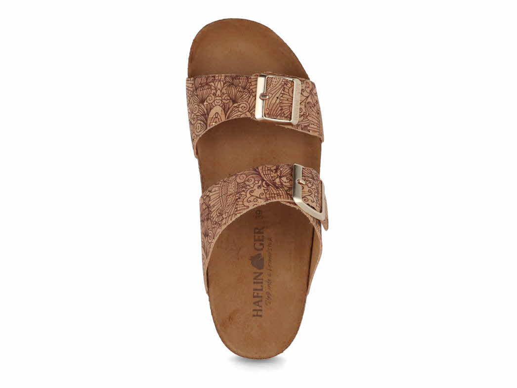 1 HAFLINGER-Women-Bio-Sandals-Andrea-corkmulti-henna #farbe_Beige