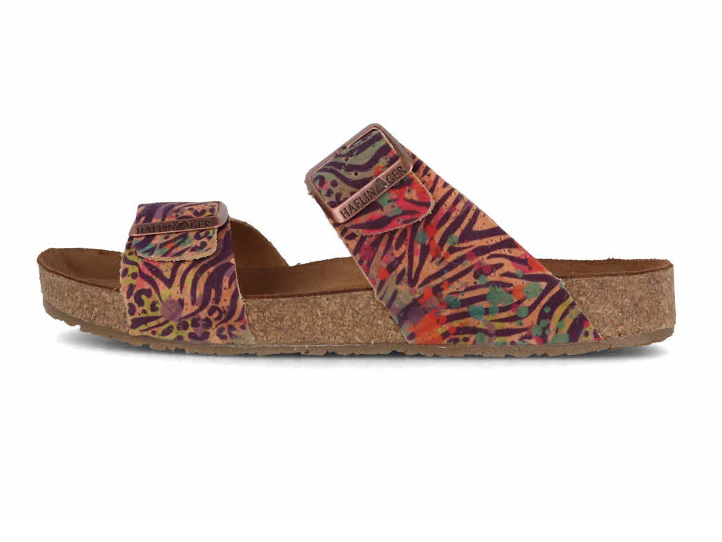 1 HAFLINGER-Women-Bio-Sandals-Andrea-corkmulti-jungle #farbe_Colorful