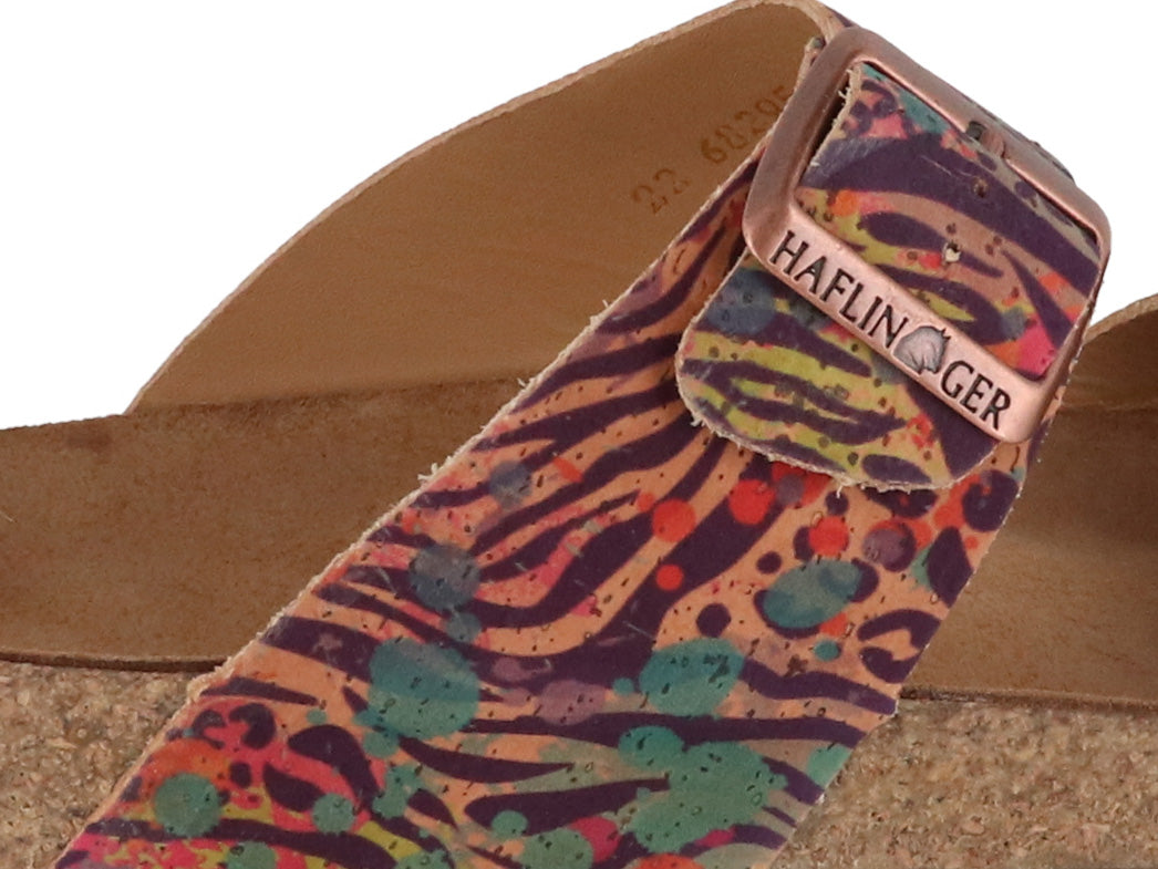 1 HAFLINGER-Women-Bio-Sandals-Andrea-corkmulti-jungle #farbe_Colorful