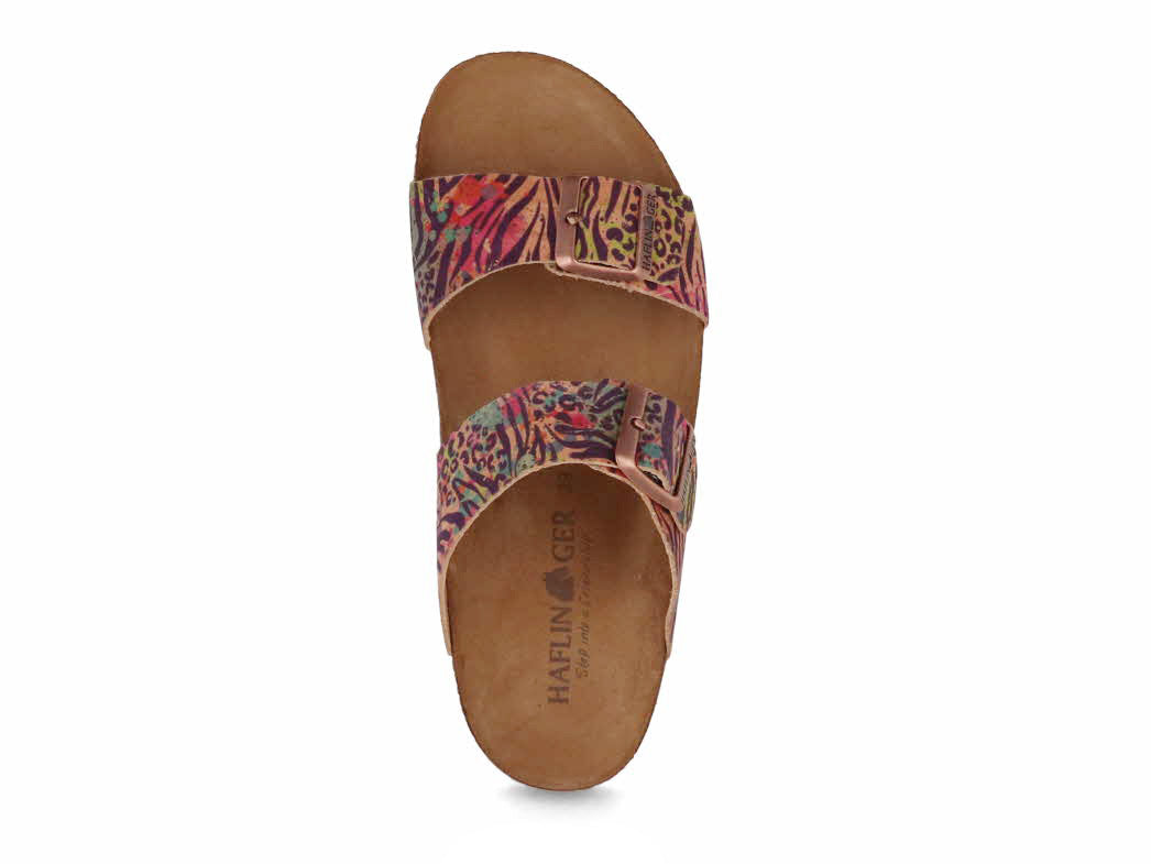 1 HAFLINGER-Women-Bio-Sandals-Andrea-corkmulti-jungle #farbe_Colorful