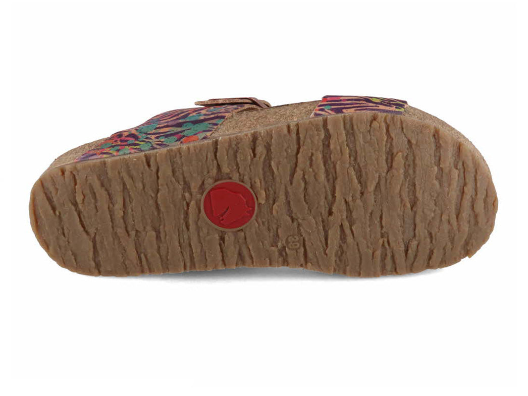 1 HAFLINGER-Women-Bio-Sandals-Andrea-corkmulti-jungle #farbe_Colorful