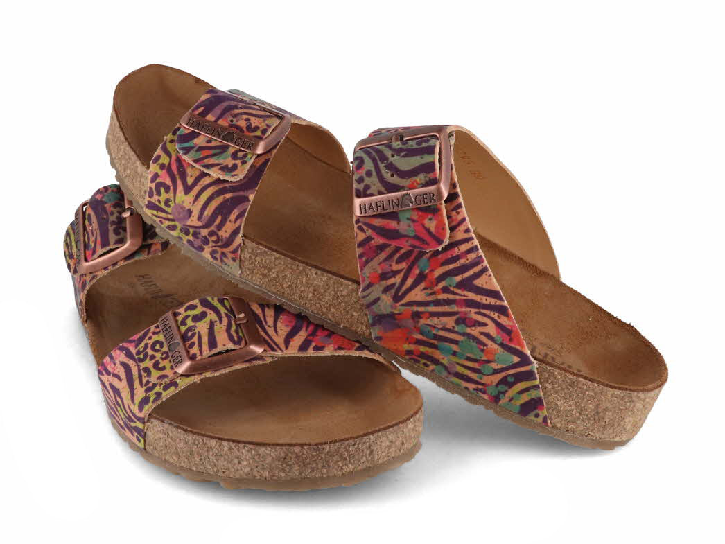 1 HAFLINGER-Women-Bio-Sandals-Andrea-corkmulti-jungle #farbe_Colorful