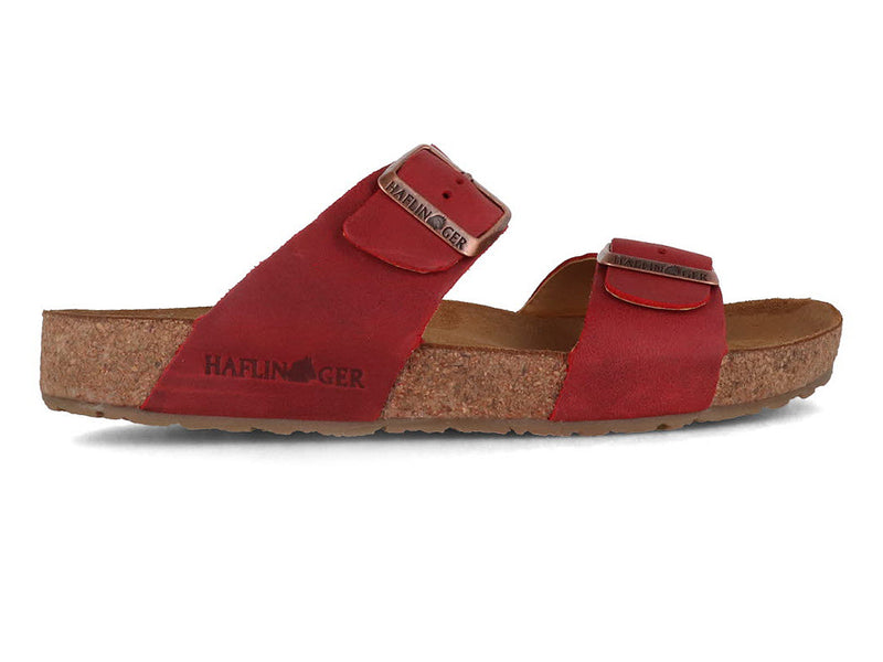 1 HAFLINGER-Women-Leather-Sandals-Bio-Andrea-red-country