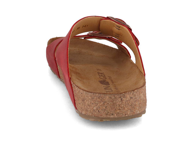 1 HAFLINGER-Women-Leather-Sandals-Bio-Andrea-red-country