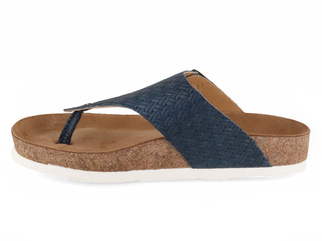 1 HAFLINGER-Women-Toe-Separator-Bio-Conny-braided-marine #farbe_Blue