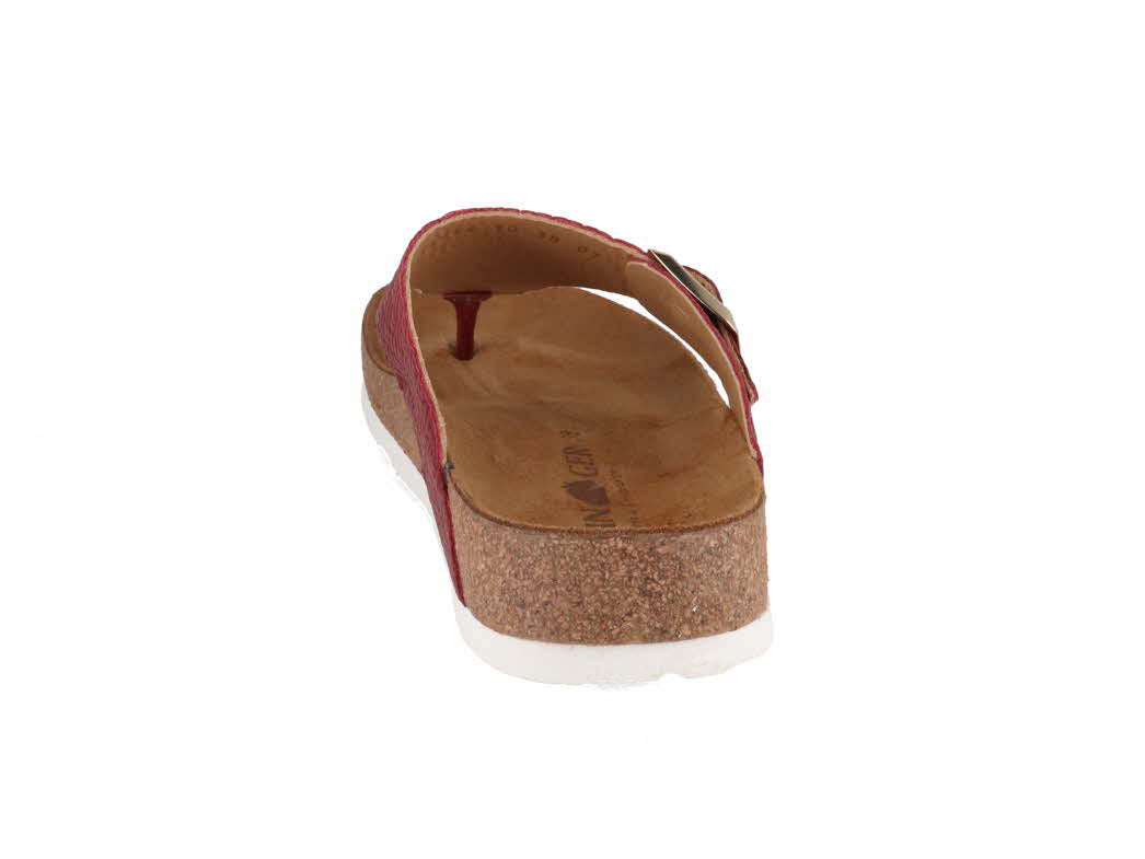 1 HAFLINGER-Women-Toe-Separator-Bio-Conny-braided-bordeaux #farbe_Red