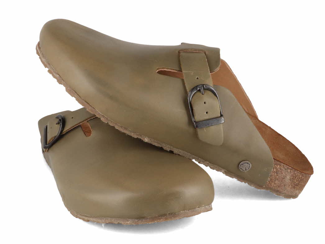 1 HAFLINGER-Men-Women-Clogs-Bio-Lorenzo-olive #farbe_Oliv