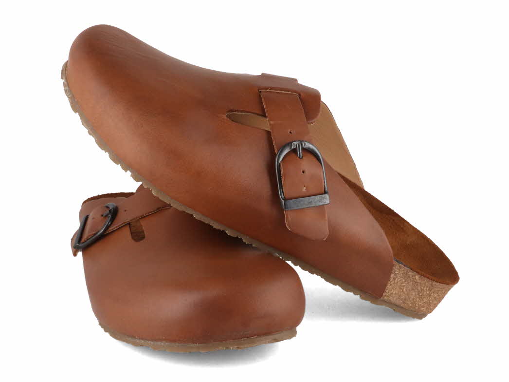 1 HAFLINGER-Men-Women-Clogs-Bio-Lorenzo-light-brown #farbe_Brown