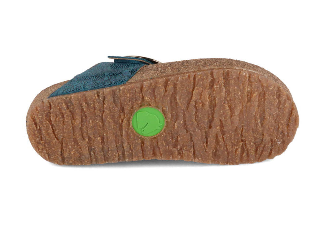 1 HAFLINGER-Leather-Sandal--Round-Buckle-Corinna-Blue #farbe_Blue