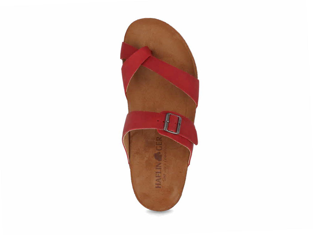 1 HAFLINGER-Women-Sandals-Juno-country-red #farbe_Red