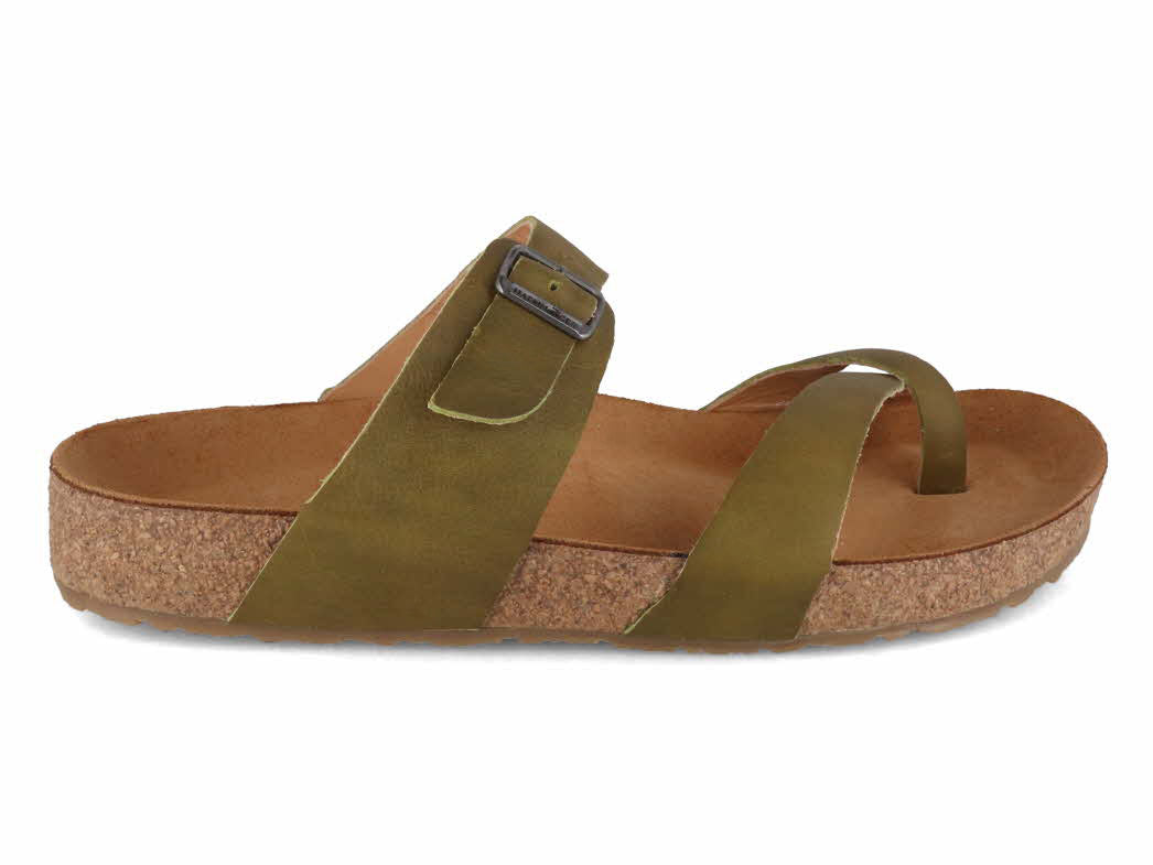 1 HAFLINGER-Women-Sandals-Juno-country-olive #farbe_Green