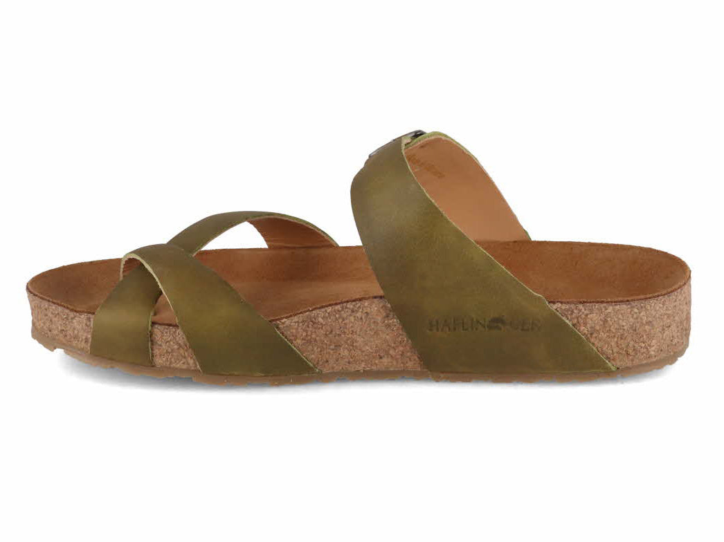1 HAFLINGER-Women-Sandals-Juno-country-olive #farbe_Green