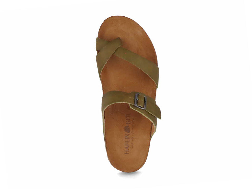 1 HAFLINGER-Women-Sandals-Juno-country-olive #farbe_Green