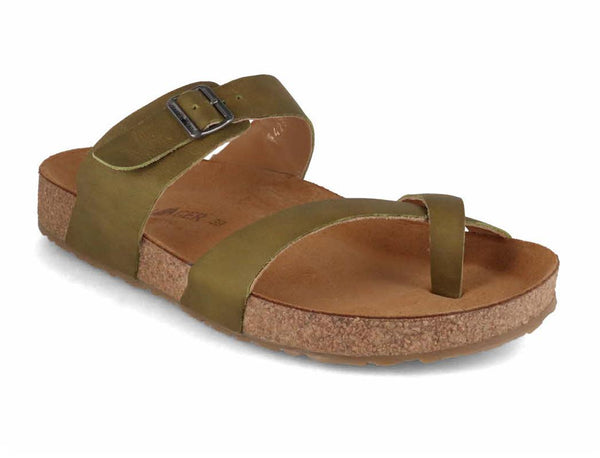 HAFLINGER-Women-Sandals-Juno-country-olive #farbe_Green