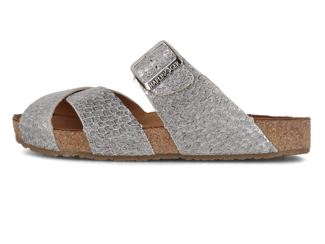 1 HAFLINGER-Women-Bio-Sandals-Animo-silver-pine #farbe_Silber