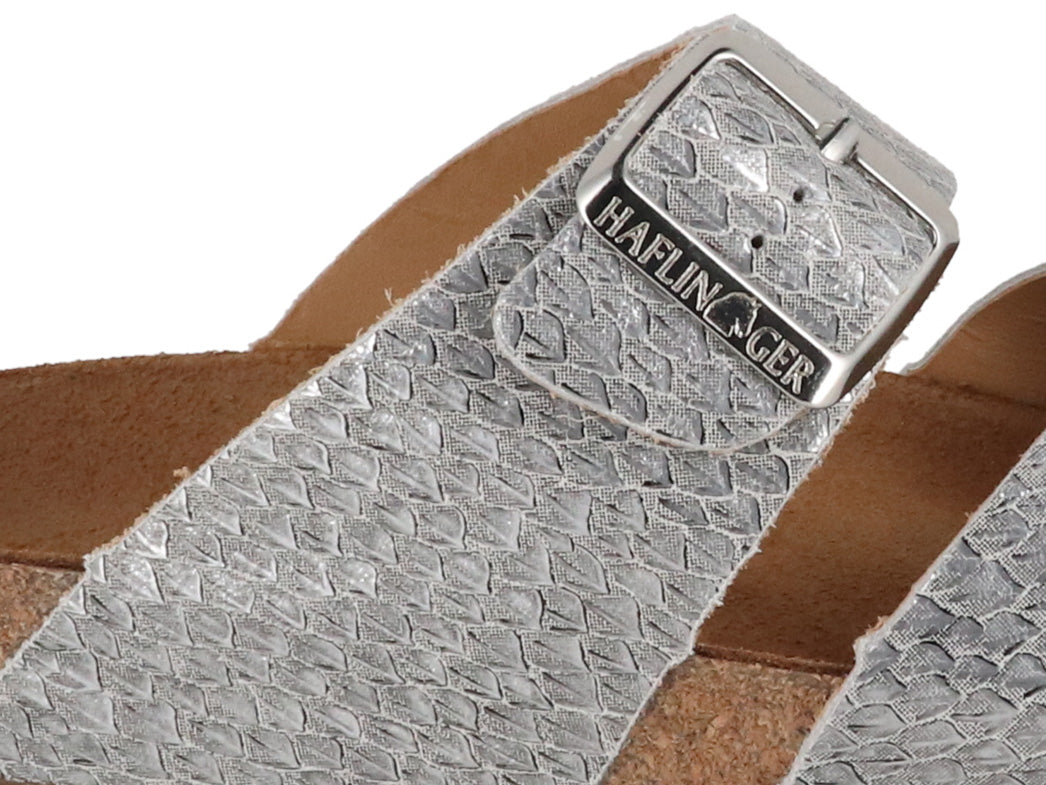1 HAFLINGER-Women-Bio-Sandals-Animo-silver-pine #farbe_Silber