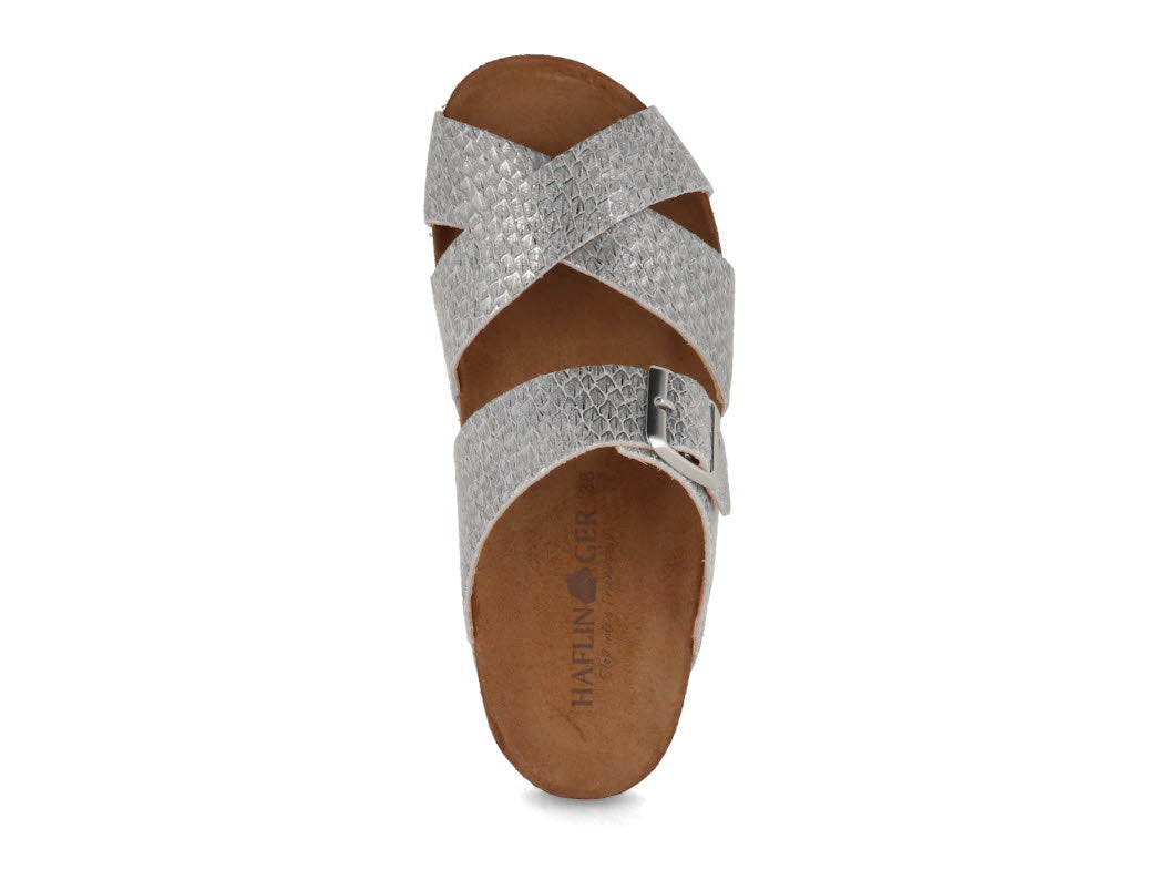 1 HAFLINGER-Women-Bio-Sandals-Animo-silver-pine #farbe_Silber